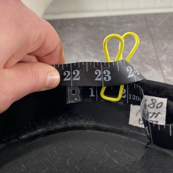 Vintage Pill Box Hat Feathers Black‎ Velvet Fascinator Formal Head Piece 22” - Picture 11 of 11